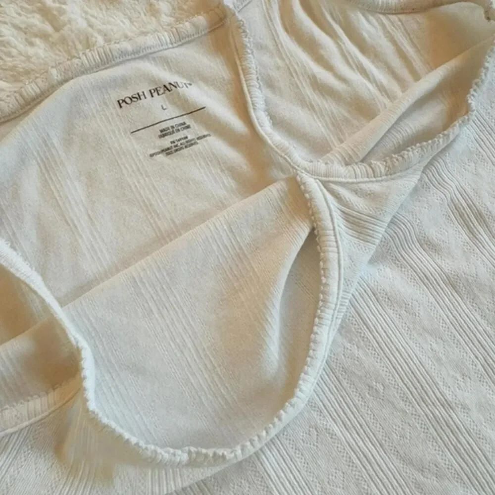 Posh Peanut Women’s Cami White size Large